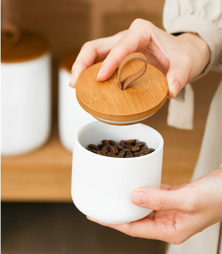 Nordic Ceramic Storage Jar