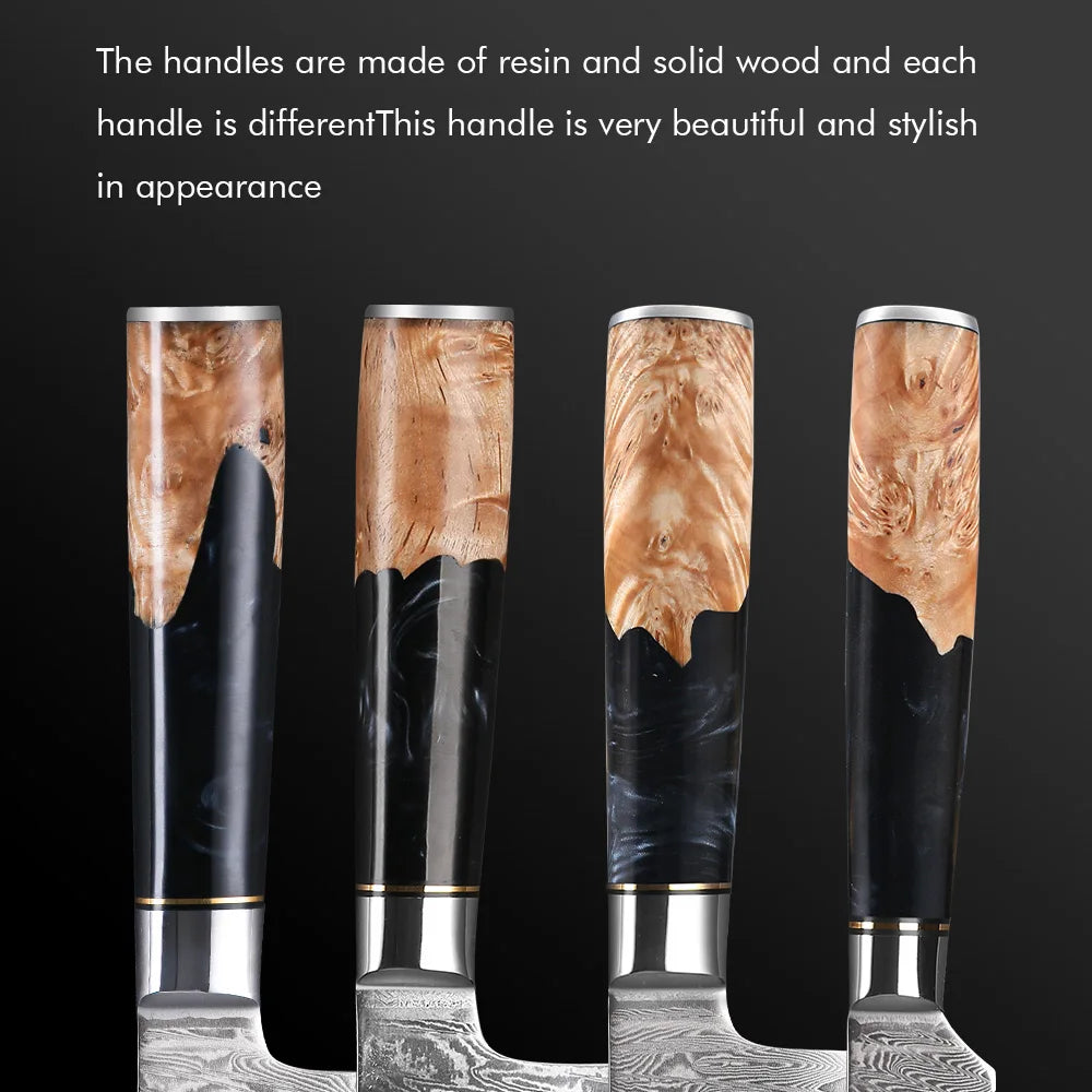 TURWHO 1PC Damascus Kitchen Chef Knifes